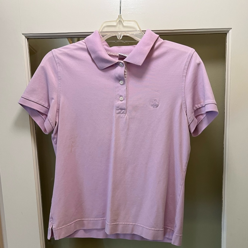 Brooks Brothers Light Purple all Short Sleeve Women Polo